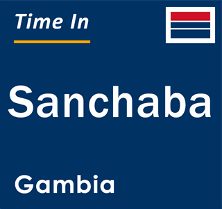 Current local time in Sanchaba, Gambia
