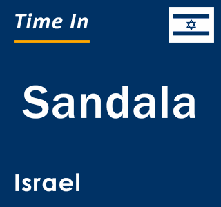 Current local time in Sandala, Israel