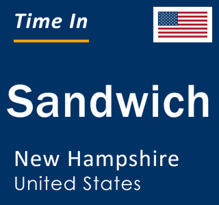 Current local time in Sandwich, New Hampshire, United States