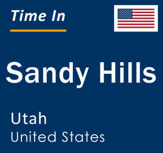 Current local time in Sandy Hills, Utah, United States