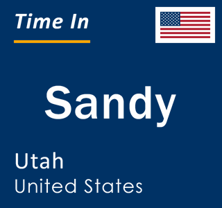 Current local time in Sandy, Utah, United States
