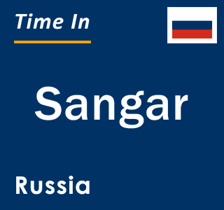 Current local time in Sangar, Russia