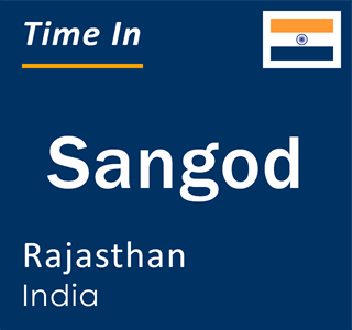 Current local time in Sangod, Rajasthan, India