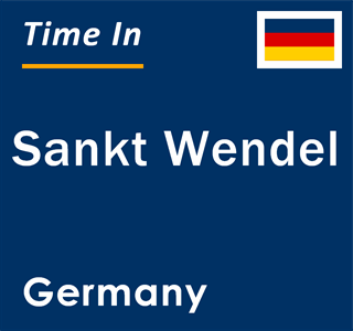 Current local time in Sankt Wendel, Germany