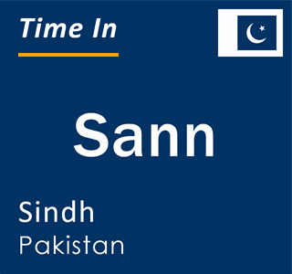 Current local time in Sann, Sindh, Pakistan