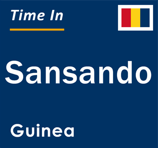 Current local time in Sansando, Guinea