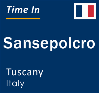 Current local time in Sansepolcro, Tuscany, Italy