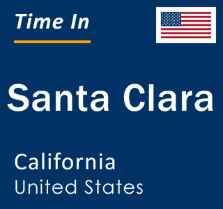 Current local time in Santa Clara, California, United States