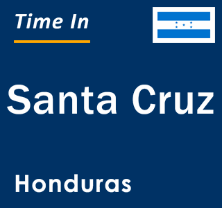 Current local time in Santa Cruz, Honduras