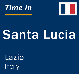 Current local time in Santa Lucia, Lazio, Italy