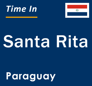 Current local time in Santa Rita, Paraguay