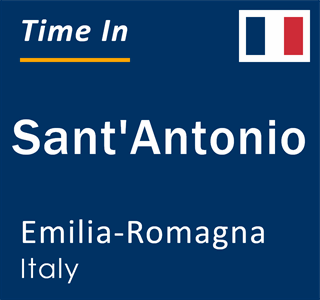 Current local time in Sant'Antonio, Emilia-Romagna, Italy