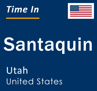 Current local time in Santaquin, Utah, United States