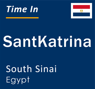 Current local time in SantKatrina, South Sinai, Egypt