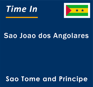 Current local time in Sao Joao dos Angolares, Sao Tome and Principe