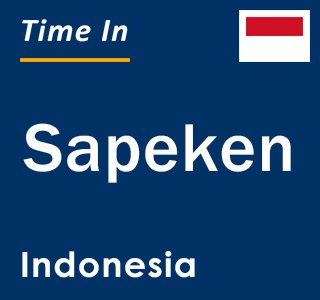 Current local time in Sapeken, Indonesia