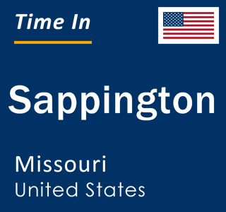 Current local time in Sappington, Missouri, United States