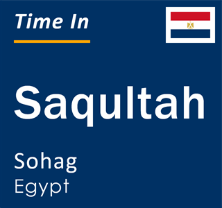 Current local time in Saqultah, Sohag, Egypt