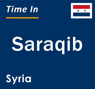 Current local time in Saraqib, Syria