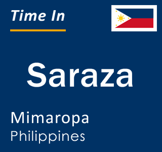 Current local time in Saraza, Mimaropa, Philippines