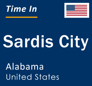 Current local time in Sardis City, Alabama, United States