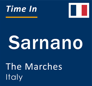 Current local time in Sarnano, The Marches, Italy