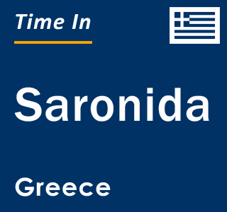 Current local time in Saronida, Greece