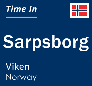 Current time in Sarpsborg, Viken, Norway