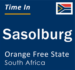 Current local time in Sasolburg, Orange Free State, South Africa