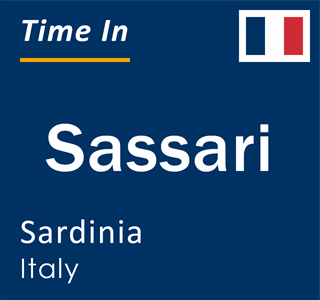 Current time in Sassari, Sardinia, Italy
