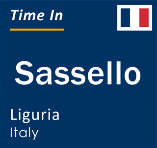 Current local time in Sassello, Liguria, Italy