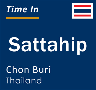 Current time in Sattahip, Chon Buri, Thailand