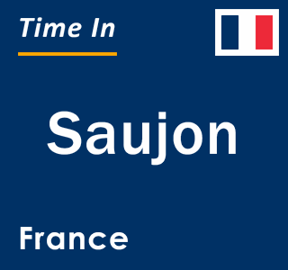 Current local time in Saujon, France