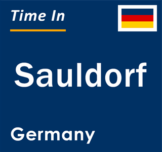 Current local time in Sauldorf, Germany