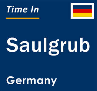 Current local time in Saulgrub, Germany