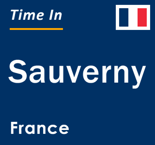 Current local time in Sauverny, France