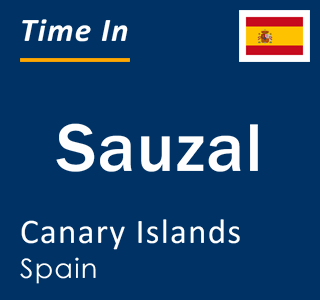Current local time in Sauzal, Canary Islands, Spain