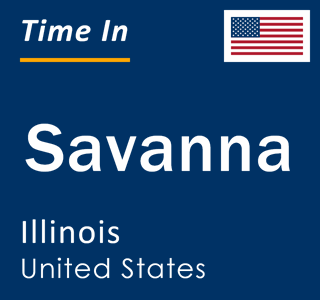 Current local time in Savanna, Illinois, United States