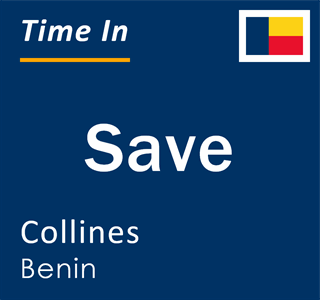 Current local time in Save, Collines, Benin