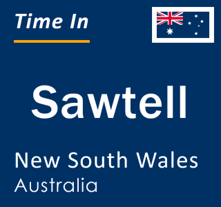 Current local time in Sawtell, New South Wales, Australia