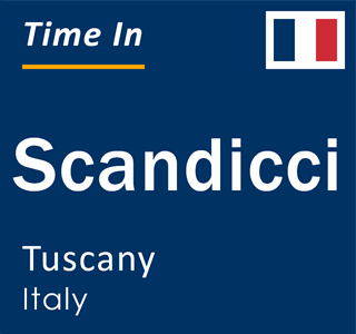 Current time in Scandicci, Tuscany, Italy
