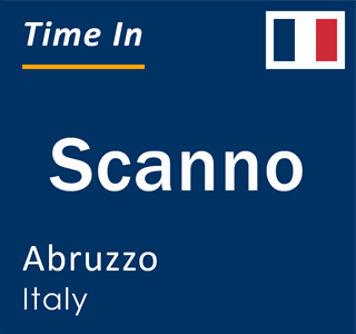 Current local time in Scanno, Abruzzo, Italy