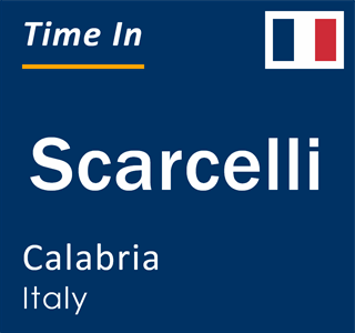 Current local time in Scarcelli, Calabria, Italy