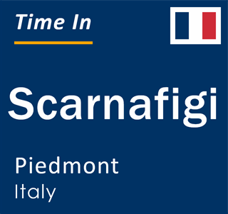 Current local time in Scarnafigi, Piedmont, Italy