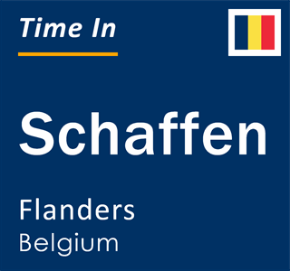 Current local time in Schaffen, Flanders, Belgium