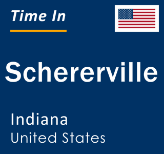 Current local time in Schererville, Indiana, United States