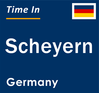 Current local time in Scheyern, Germany