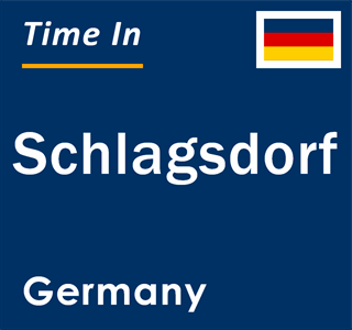 Current local time in Schlagsdorf, Germany