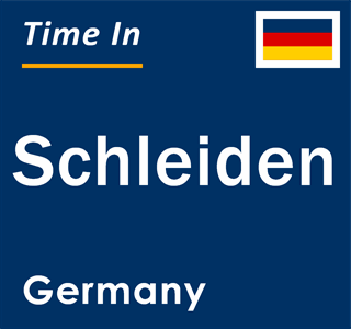 Current local time in Schleiden, Germany