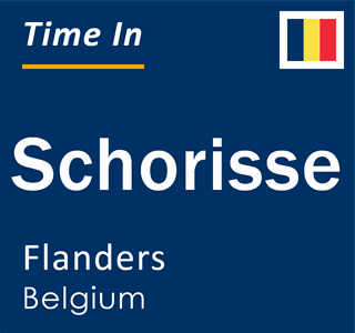 Current local time in Schorisse, Flanders, Belgium